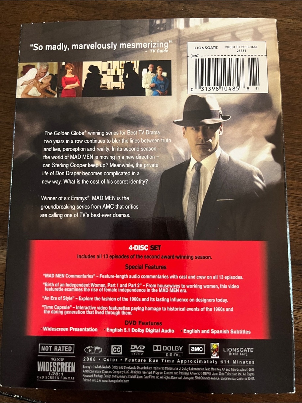 Madmen DVDs- Seasons 1-4 - Picture 7 of 11